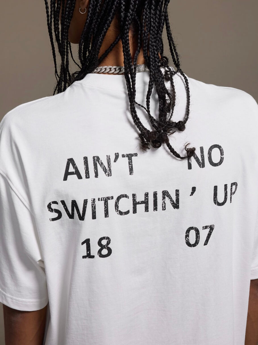 1807 Vintage Still Going Logo Print Short Sleeve Tee | Face 3 Face