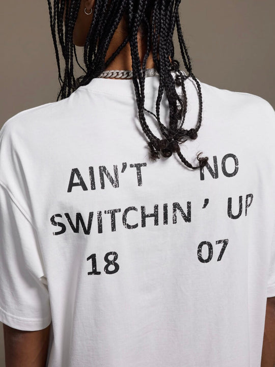 1807 Vintage Still Going Logo Print Short Sleeve Tee | Face 3 Face