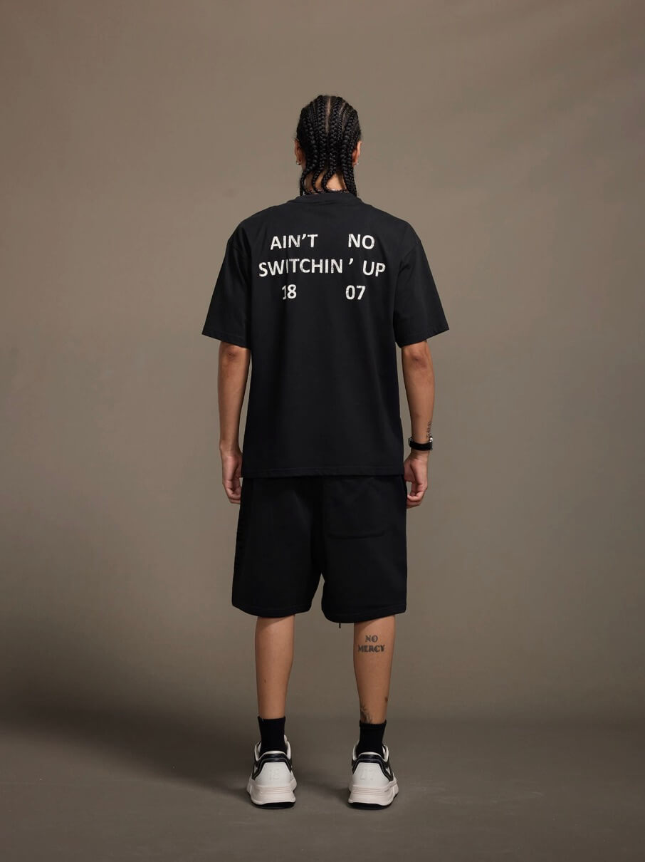 1807 Vintage Still Going Logo Print Short Sleeve Tee | Face 3 Face