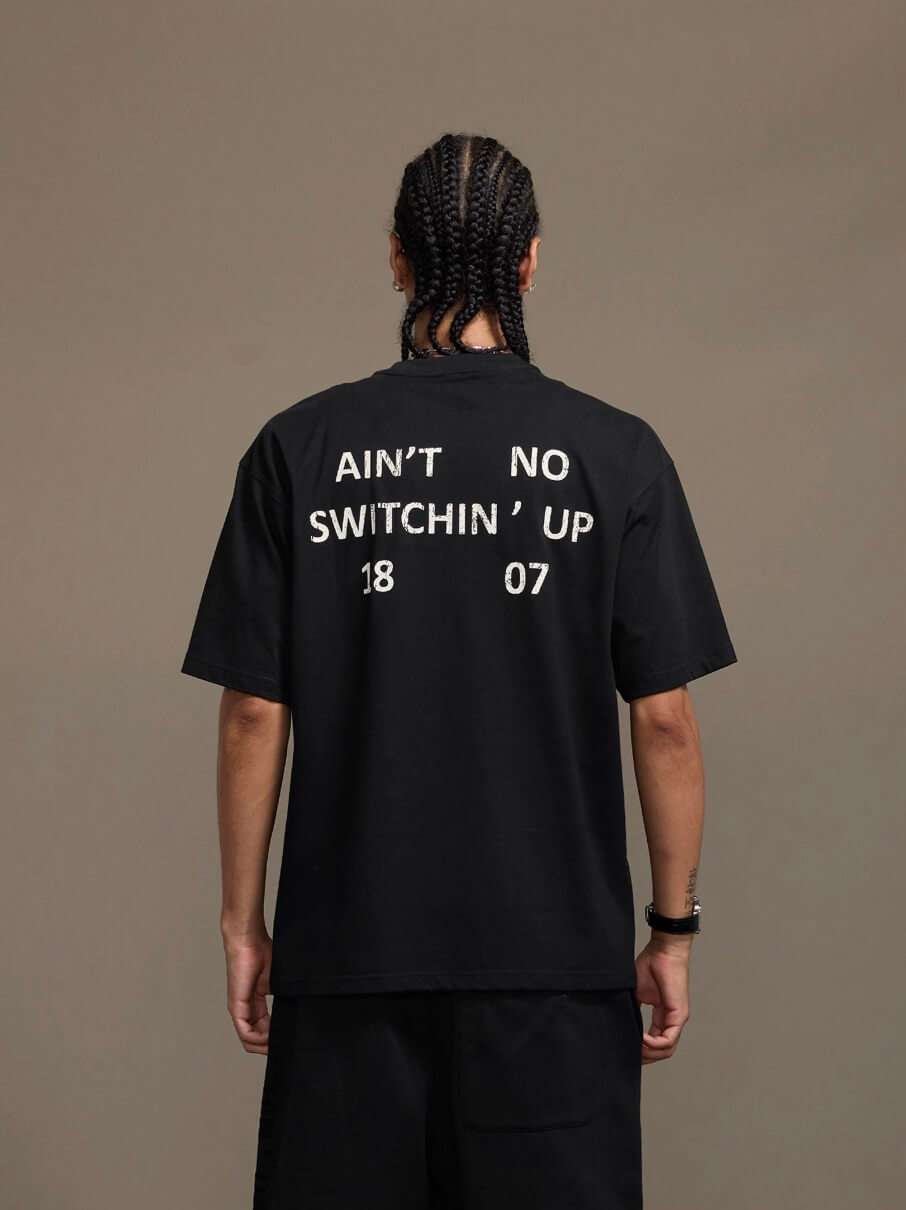 1807 Vintage Still Going Logo Print Short Sleeve Tee | Face 3 Face