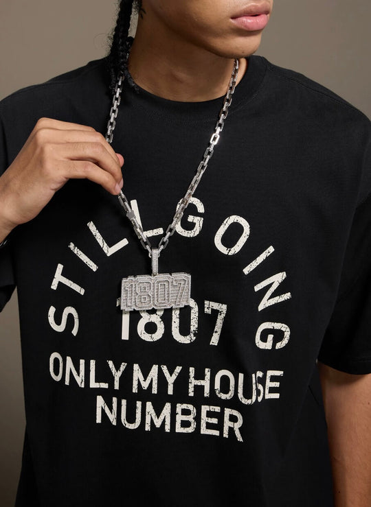 1807 Vintage Still Going Logo Print Short Sleeve Tee | Face 3 Face