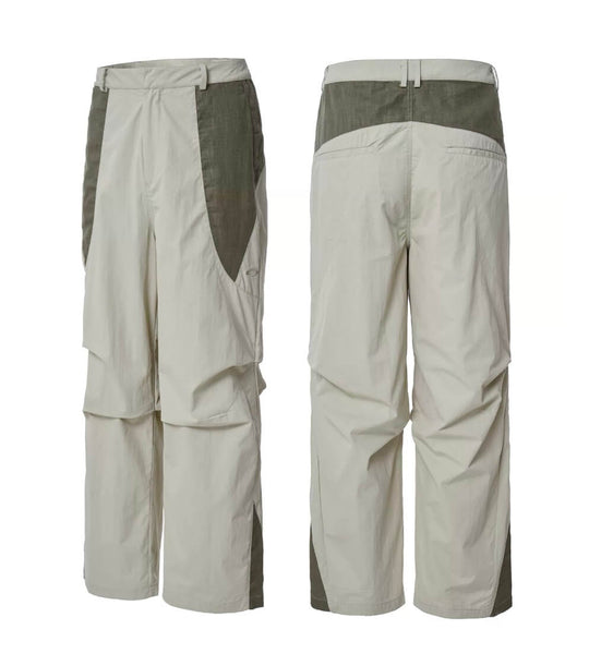 F2CE Patchwork Color Block Utility Work Pants | Face 3 Face