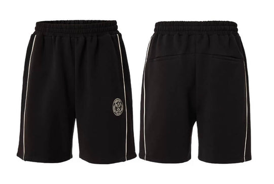 F2CE Badge Embroidered Side Stripe Sweat Shorts | Face 3 Face