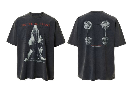 F2CE Vintage Graphic Washed Distressed Short Sleeve Tee | Face 3 Face