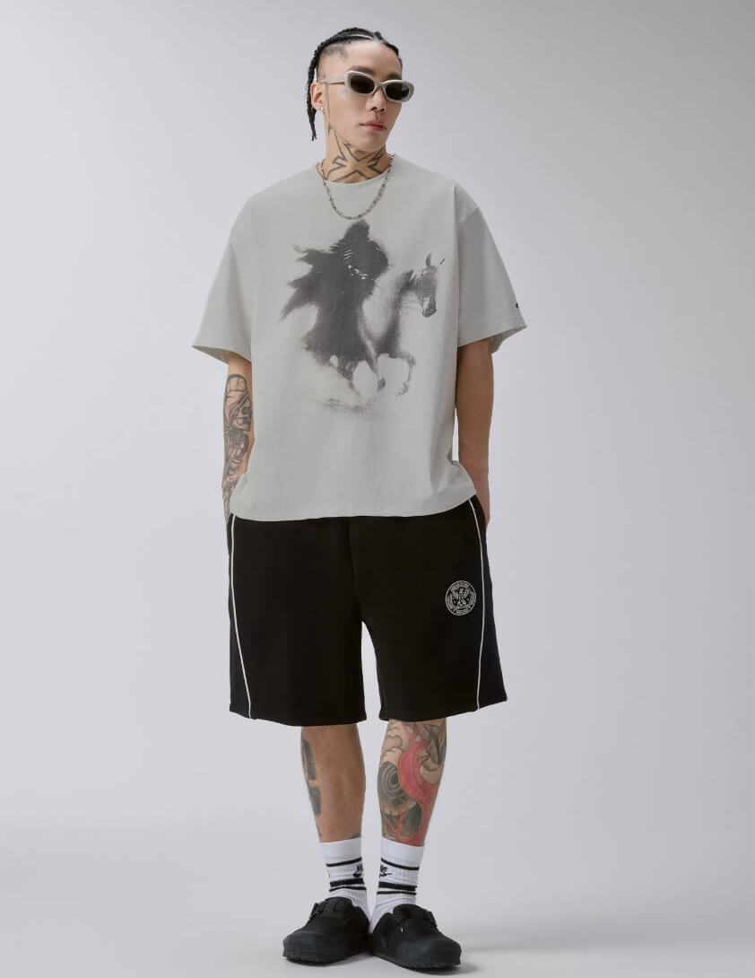 F2CE Phantom Rider Vintage Print Short Sleeve Tee | Face 3 Face