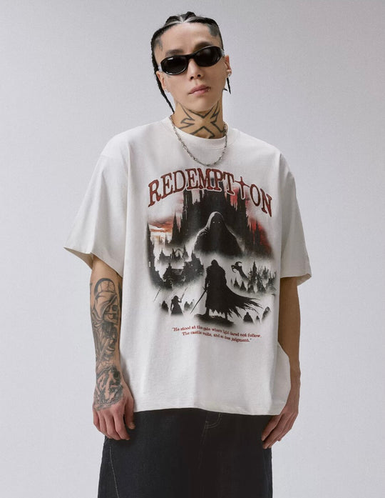 F2CE Redemption Vintage Print Short Sleeve Tee | Face 3 Face