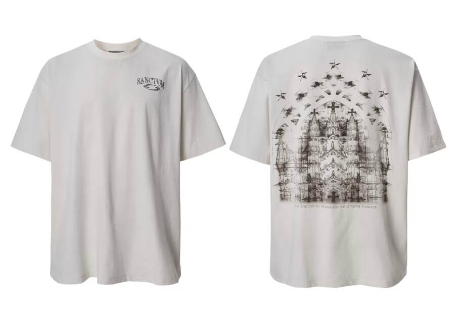 F2CE Church Graphic Print Washed Short Sleeve Tee | Face 3 Face
