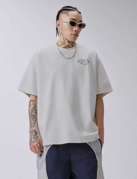 F2CE Church Graphic Print Washed Short Sleeve Tee | Face 3 Face