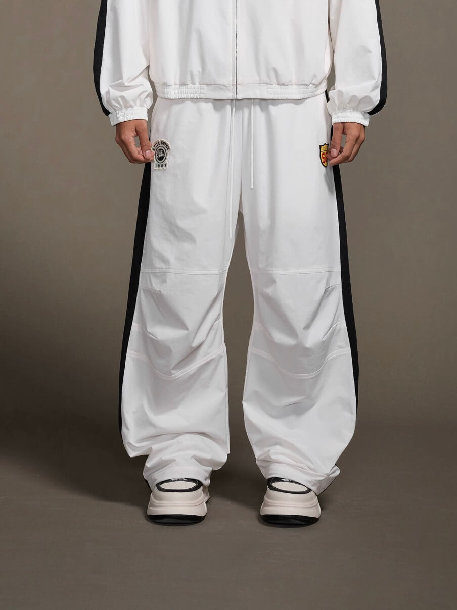 1807 Color Block Stripe Sport Track Pants | Face 3 Face