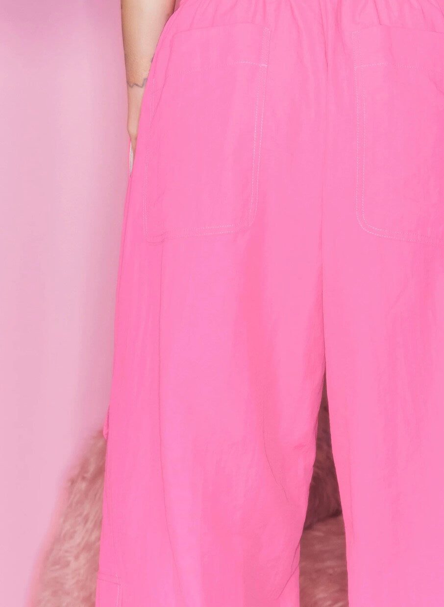 1807 Barbie Collaboration Embroidered Cargo Harem Pants | Face 3 Face
