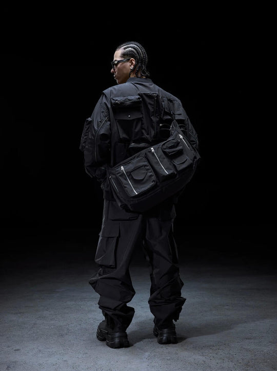 1807 Multi Pocket Nylon Utility Cargo Pants | Face 3 Face