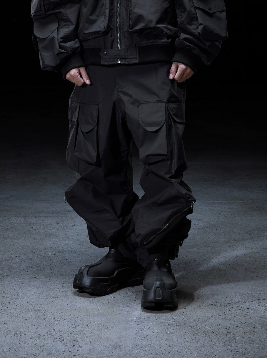 1807 Multi Pocket Nylon Utility Cargo Pants | Face 3 Face