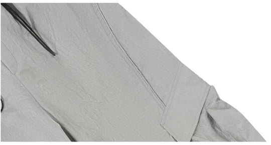 1807 Metallic Nylon Wide Cargo Pants | Face 3 Face