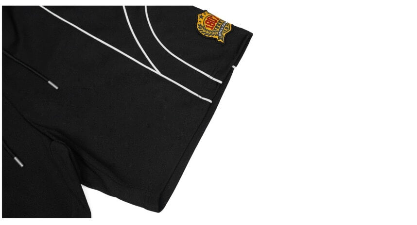 1807 Contrast Piping Sport Sweat Shorts | Face 3 Face