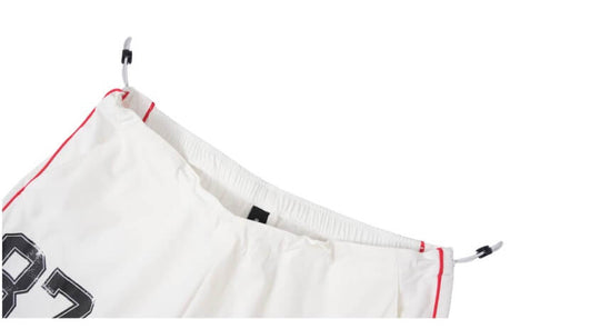 1807 Contrast Piping Baggy Track Pants | Face 3 Face