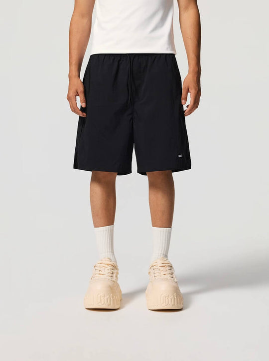 1807 Basic One Point Logo Nylon Shorts | Face 3 Face