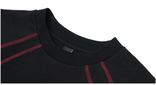1807 Contrast Stitch Quick Dry Short Sleeve Tee | Face 3 Face