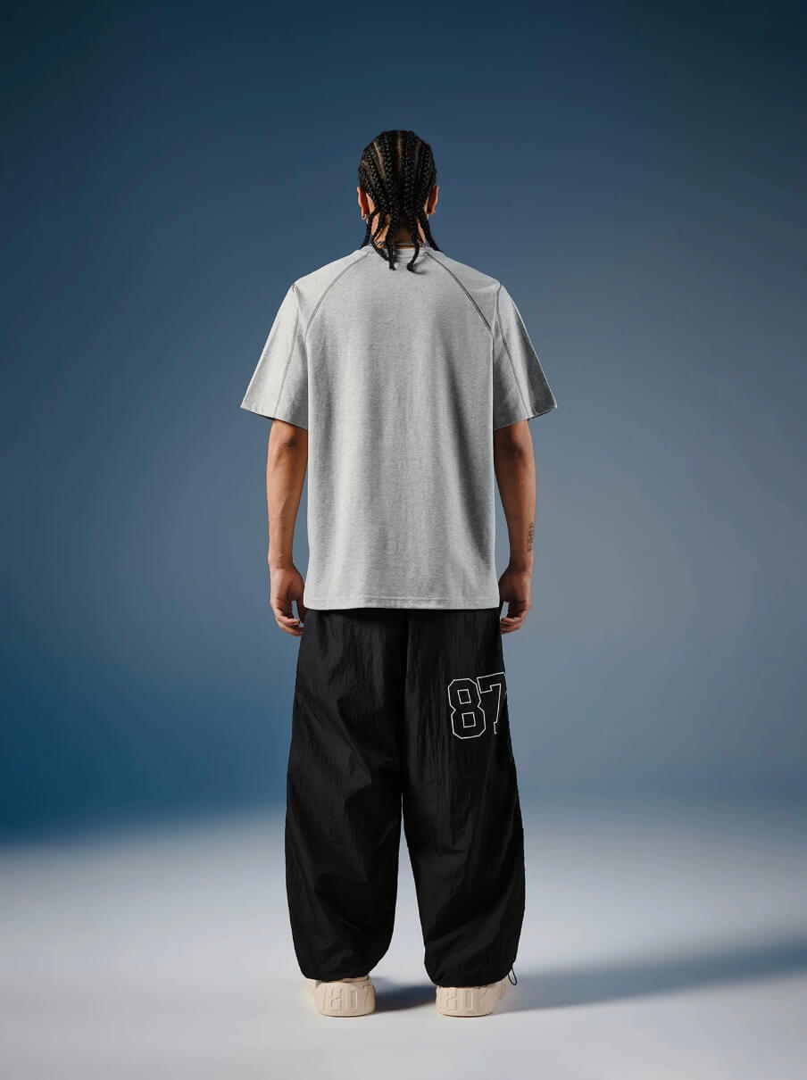 1807 Contrast Stitch Quick Dry Short Sleeve Tee | Face 3 Face