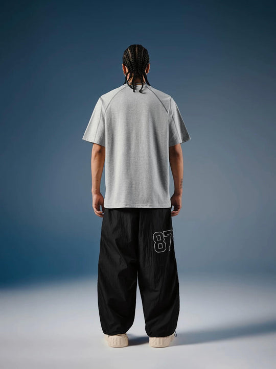 1807 Contrast Stitch Quick Dry Short Sleeve Tee | Face 3 Face