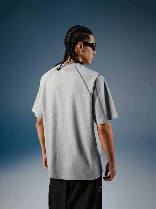 1807 Contrast Stitch Quick Dry Short Sleeve Tee | Face 3 Face