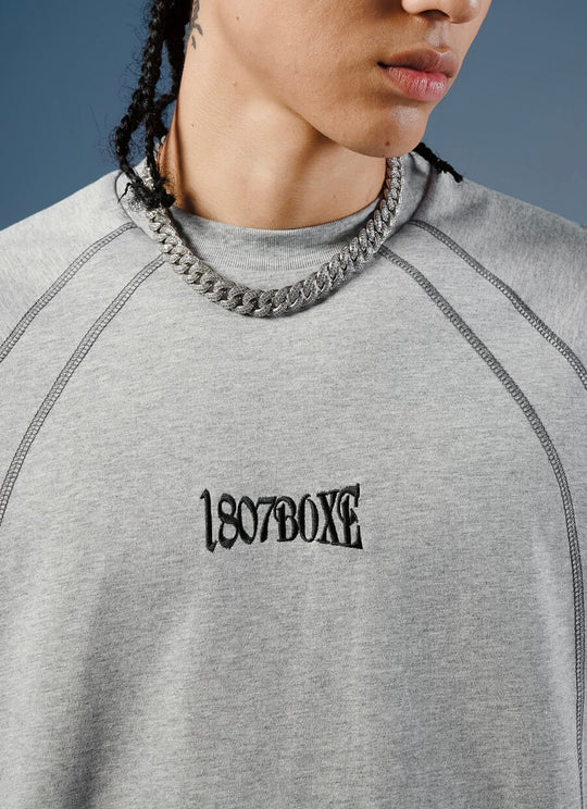 1807 Contrast Stitch Quick Dry Short Sleeve Tee | Face 3 Face