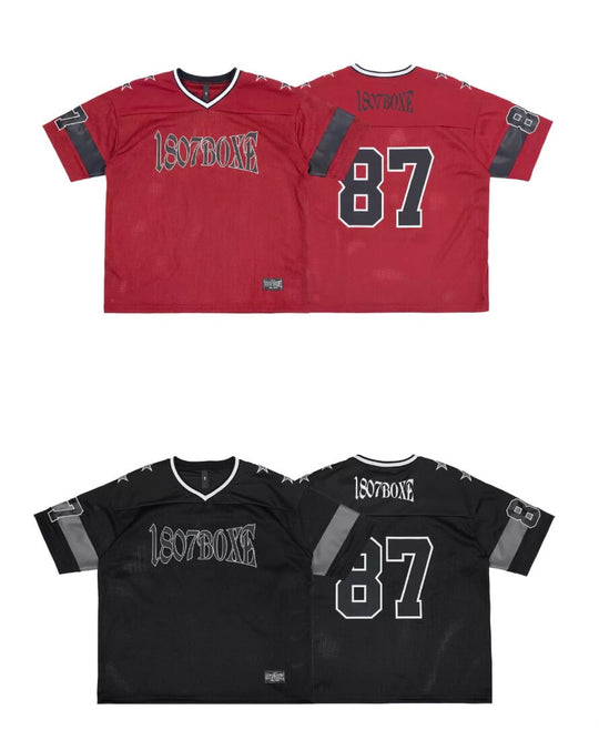 1807 Cracked Print Mesh Short Sleeve Hockey Jersey | Face 3 Face