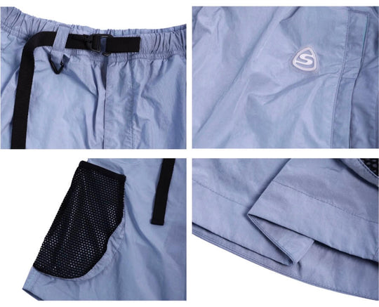 S45 Mesh Pocket Nylon Utility Outdoor Shorts | Face 3 Face