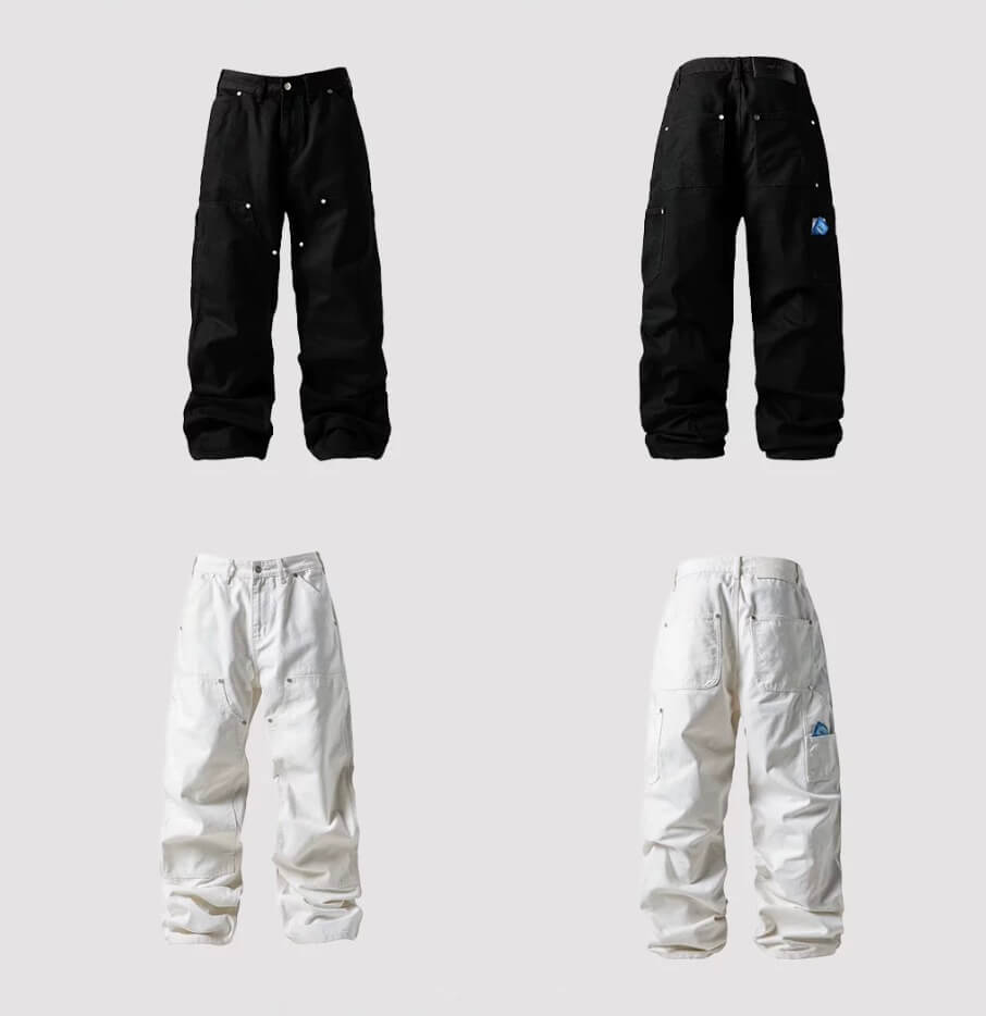 KARMANISTIC Double Knee Riveted Painter Pants | Face 3 Face