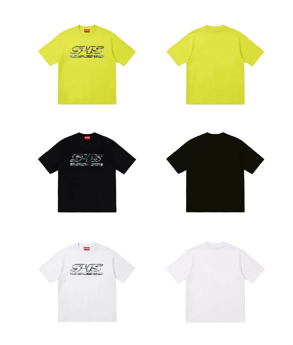 S45 Camouflage Logo Print Short Sleeve Tee | Face 3 Face