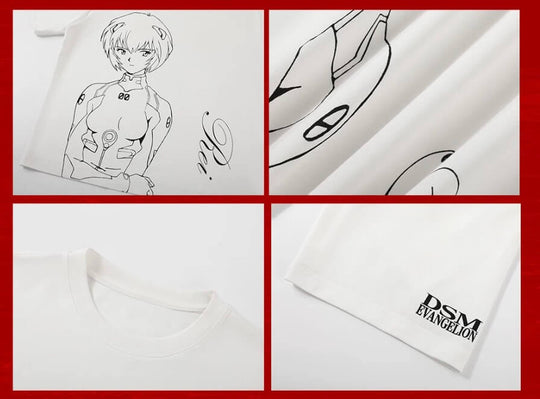 DSM x EVA Character Graphic Print Short Sleeve Tee