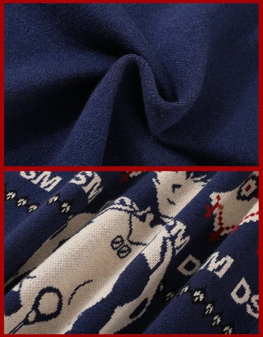 DSM x EVA Character Jacquard Knit Sweater | Face 3 Face