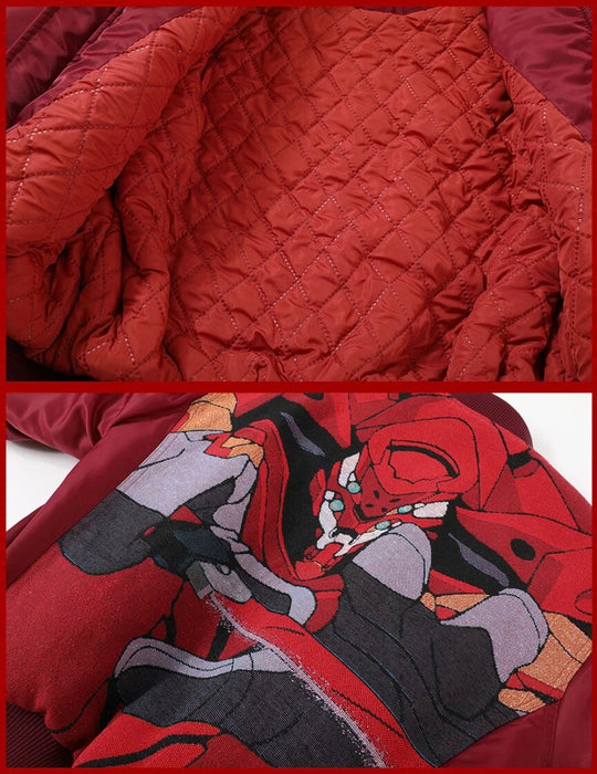 DSM x EVA Unit-02 Jacquard MA-1 Bomber Jacket | Face 3 Face