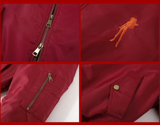 DSM x EVA Unit-02 Jacquard MA-1 Bomber Jacket | Face 3 Face