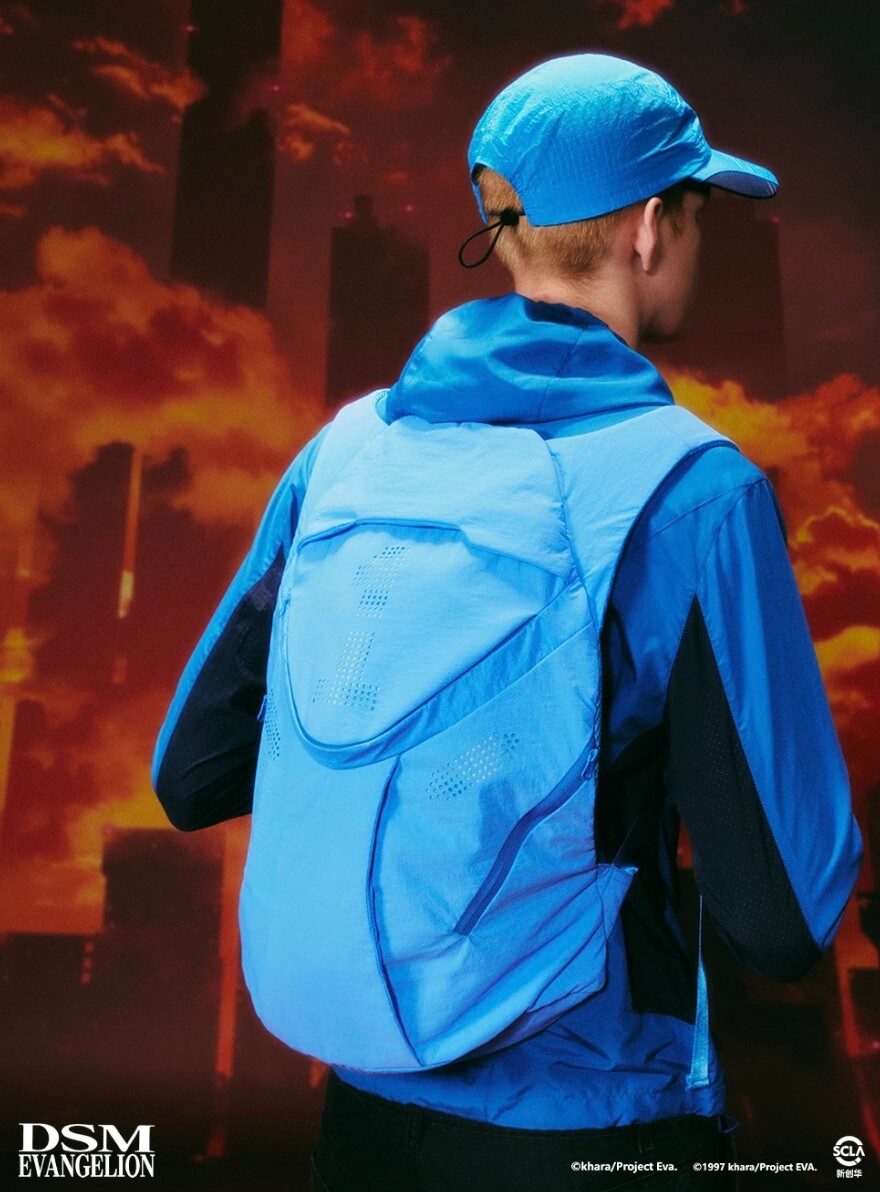 DSM x EVA Plugsuit Inspired Lightweight Backpack | Face 3 Face