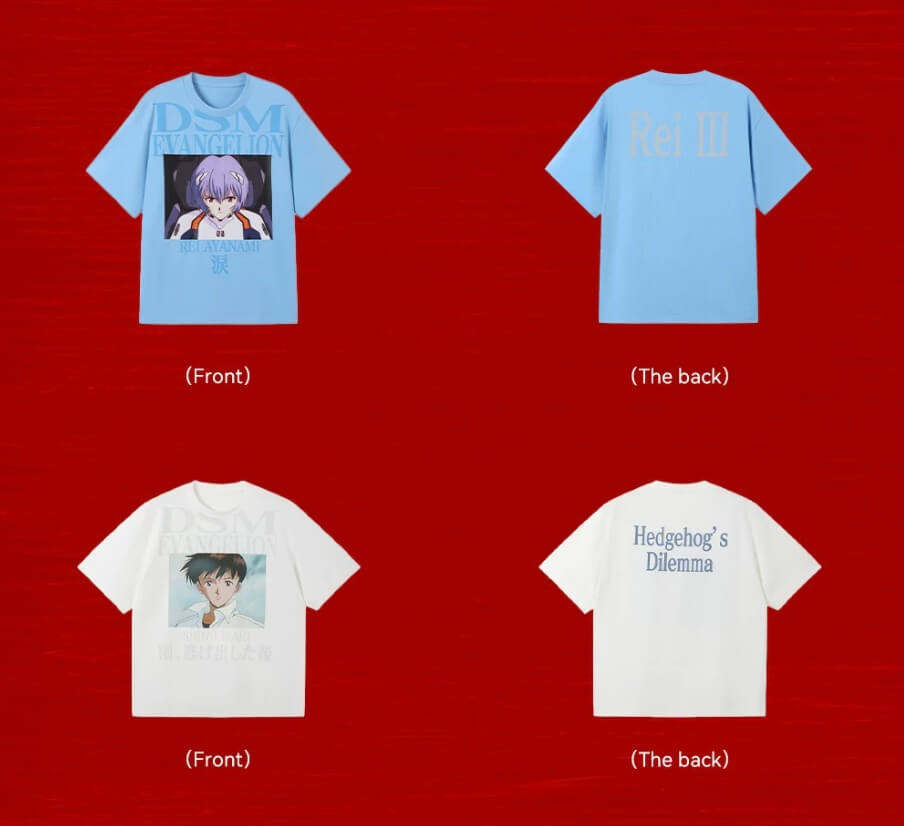 DSM x EVA Character Graphic Print Quick Dry Short Sleeve Tee