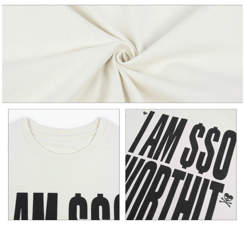 ANTIDOTE Heart and Skull Slogan Print Washed Short Sleeve Tee | Face 3 Face