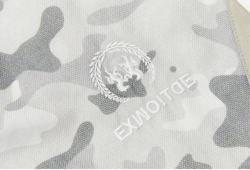 EXITMODE BY BLIND NO PLAN Double Waist Camouflage Four Stripe Baggy Track Pants | Face 3 Face