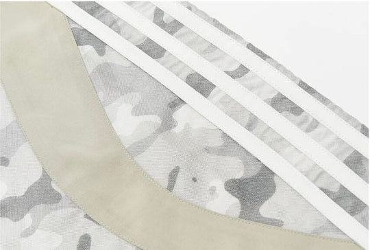 EXITMODE BY BLIND NO PLAN Double Waist Camouflage Four Stripe Baggy Track Pants | Face 3 Face