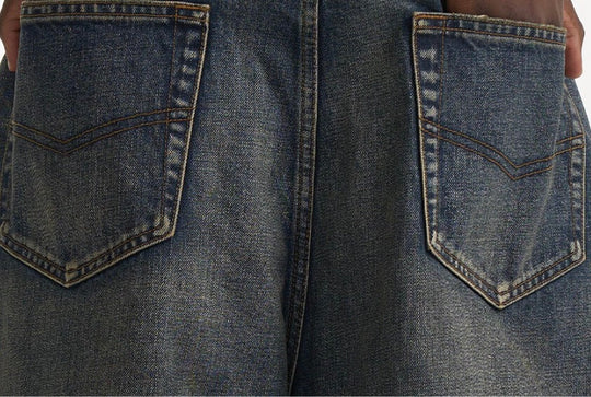 EXITMODE BY BLIND NO PLAN Washed Pleated Baggy Jeans | Face 3 Face