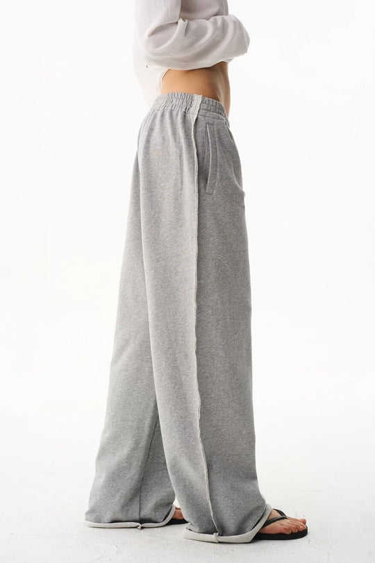 EXITMODE BY BLIND NO PLAN nside Out Seam Embroidered Baggy Sweatpants | Face 3 Face