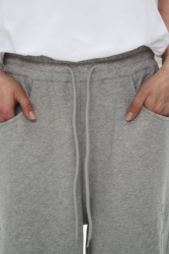 EXITMODE BY BLIND NO PLAN Dot Line Embroidered Baggy Sweatpants | Face 3 Face