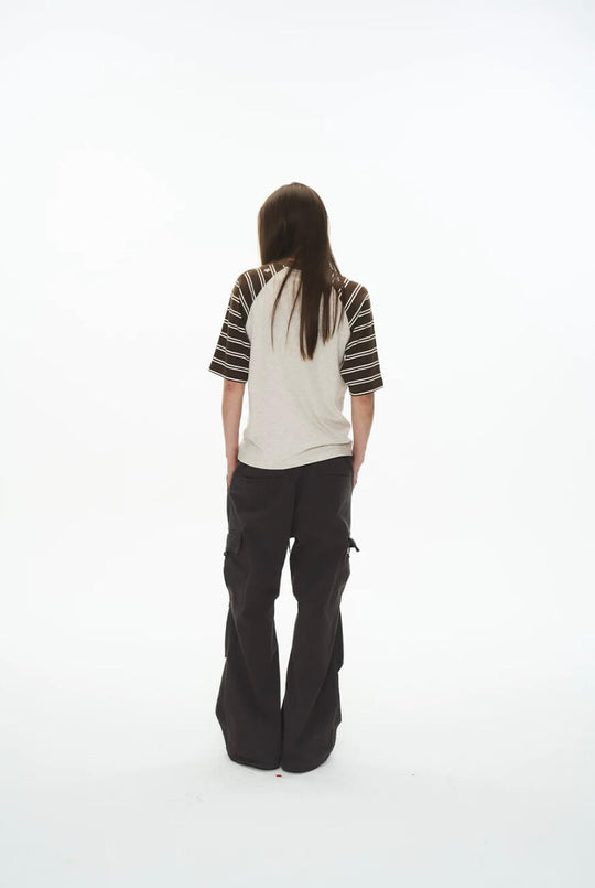 EXITMODE BY BLIND NO PLAN Double Waist 3D Pleat Nylon Cargo Pants | Face 3 Face
