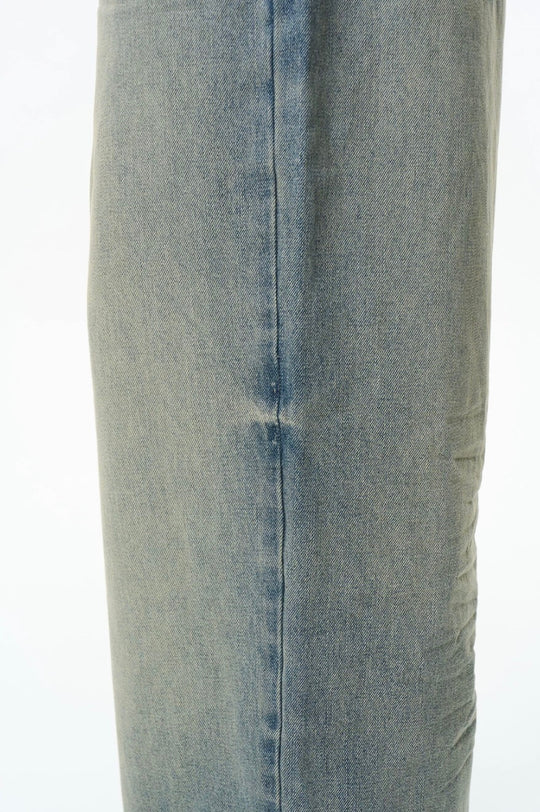 EXITMODE BY BLIND NO PLAN 3D Whisker Washed Baggy Jeans | Face 3 Face