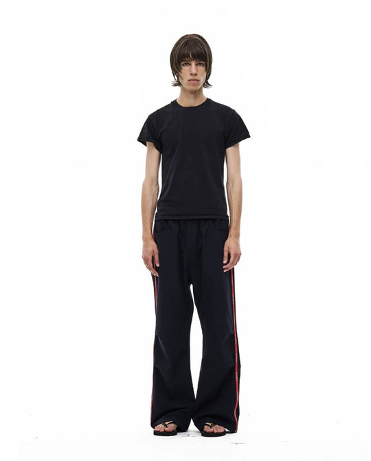 EXITMODE BY BLIND NO PLAN Side Webbing Pleated Track Pants | Face 3 Face
