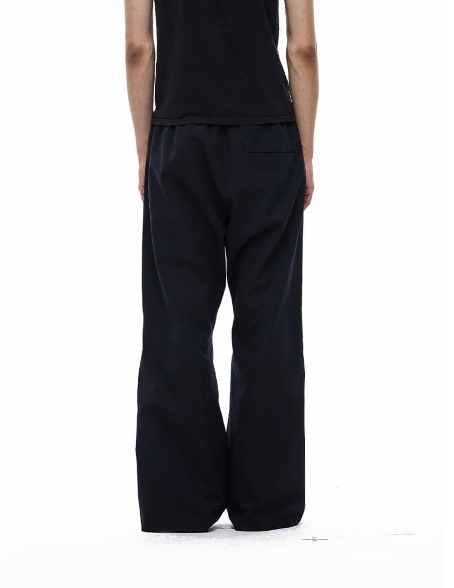 EXITMODE BY BLIND NO PLAN Side Webbing Pleated Track Pants | Face 3 Face