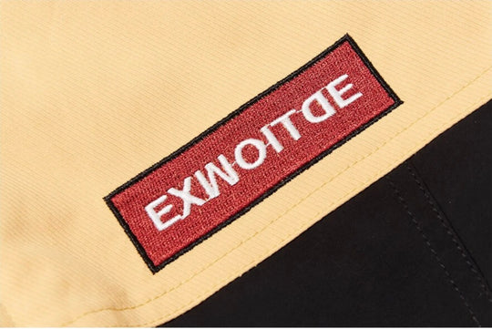 EXITMODE BY BLIND NO PLAN Horse Embroidered Elbow Patch Short Racing Jacket | Face 3 Face