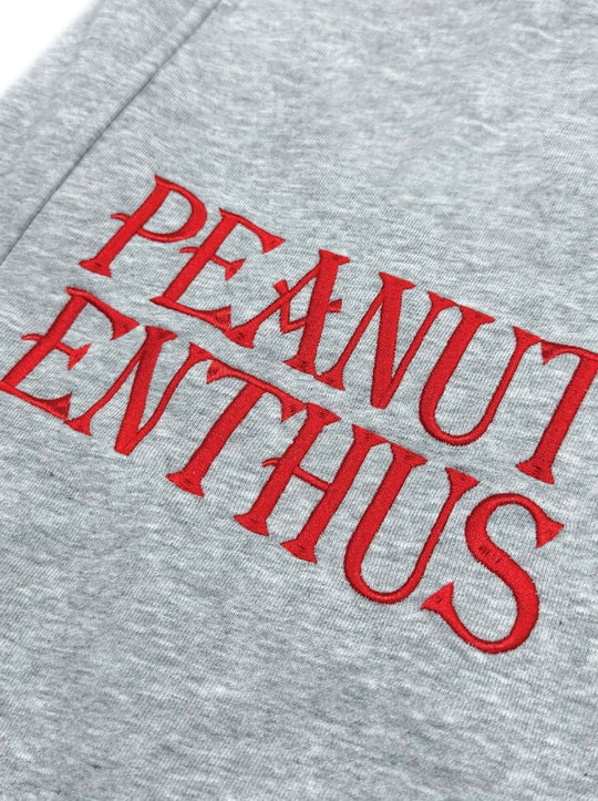 EVETS Slogan Embroidered Baggy Sweat Shorts