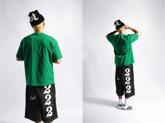 EVETS Anime Graphic Print Short Sleeve Tee