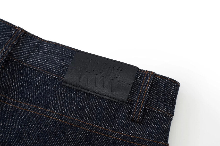EVILKNIGHT(EK) 3D Cut Twisted Pleat Line Jeans