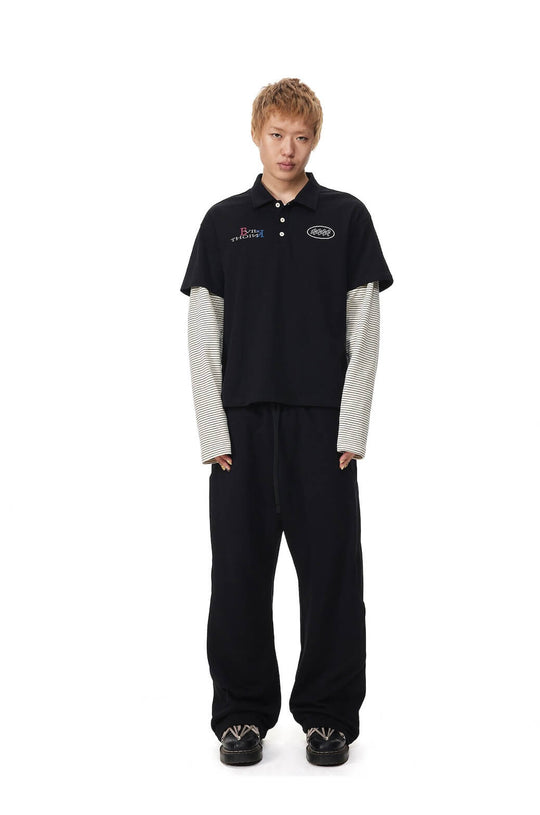 EVILKNIGHT(EK) Twisted Line Sweatpants